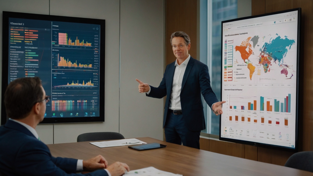 Growth chart showing business expansion