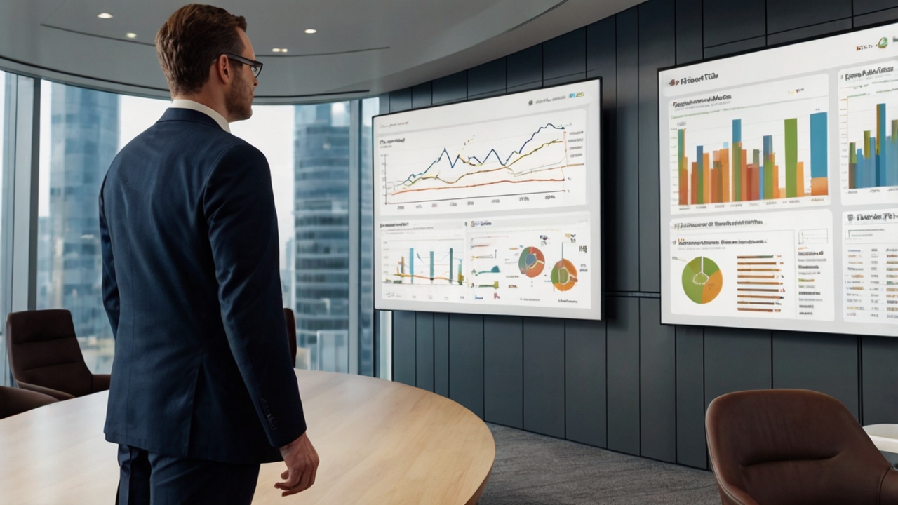 FinMark AI financial dashboard